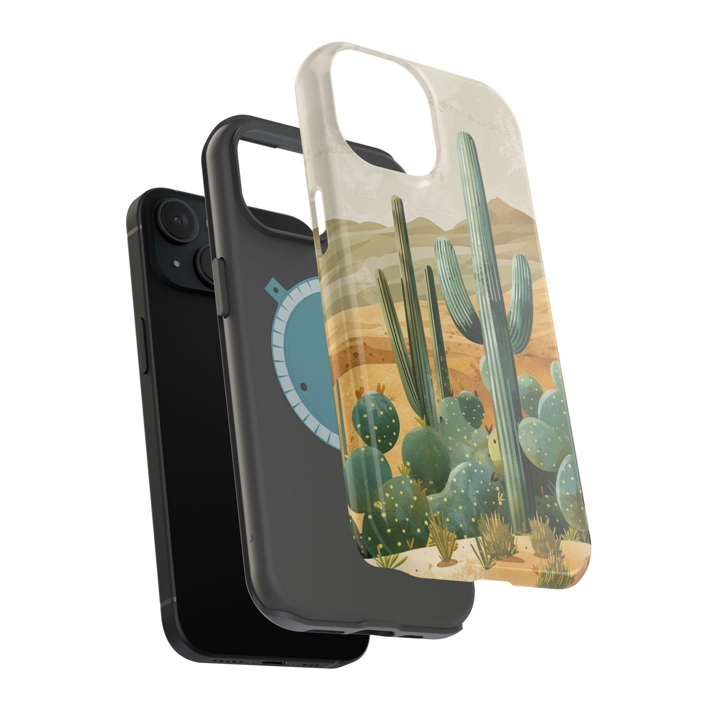 Desert Oasis Cactus iPhone Case