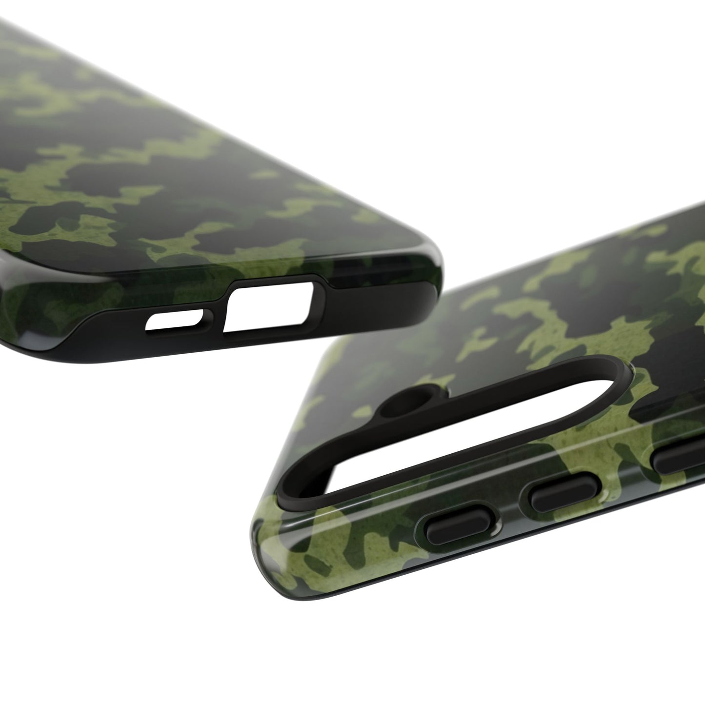 Dark Green Camouflage – Samsung Galaxy Case, Durable and Stylish