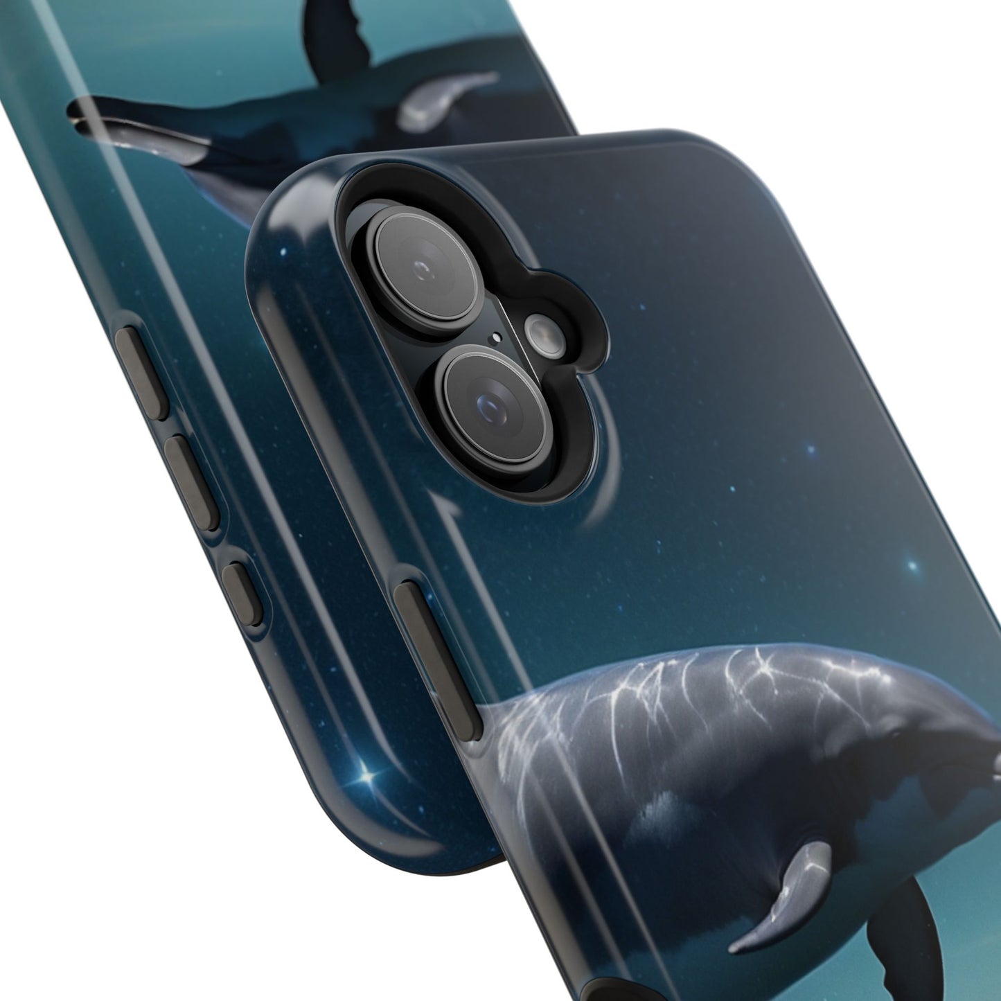 Midnight Ocean Dolphin - MagSafe-Compatible Case