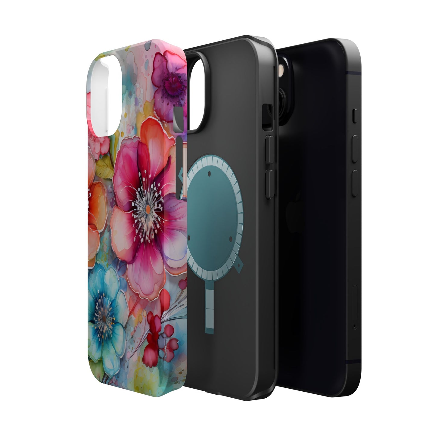 Vibrant Watercolor Floral Garden - MagSafe iPhone Series Case