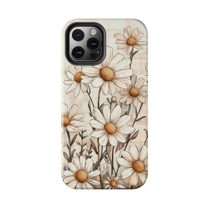 Pastel Daisy iPhone Case - Elegant Floral Protective Cover - BOGO Cases