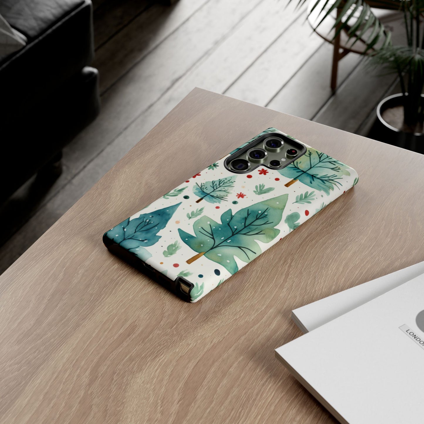 Watercolor Winter Forest -  Samsung Galaxy Series Case