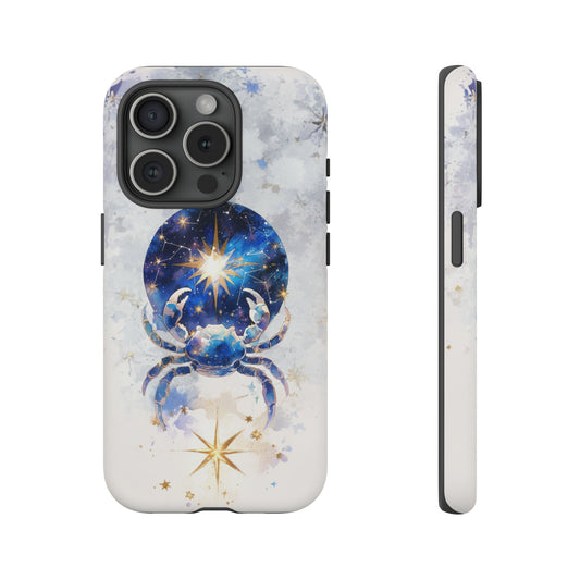 Celestial Crab: Zodiac Cancer Constellation Phone Case For iPhones, Samsung Galaxy, & Pixel Series