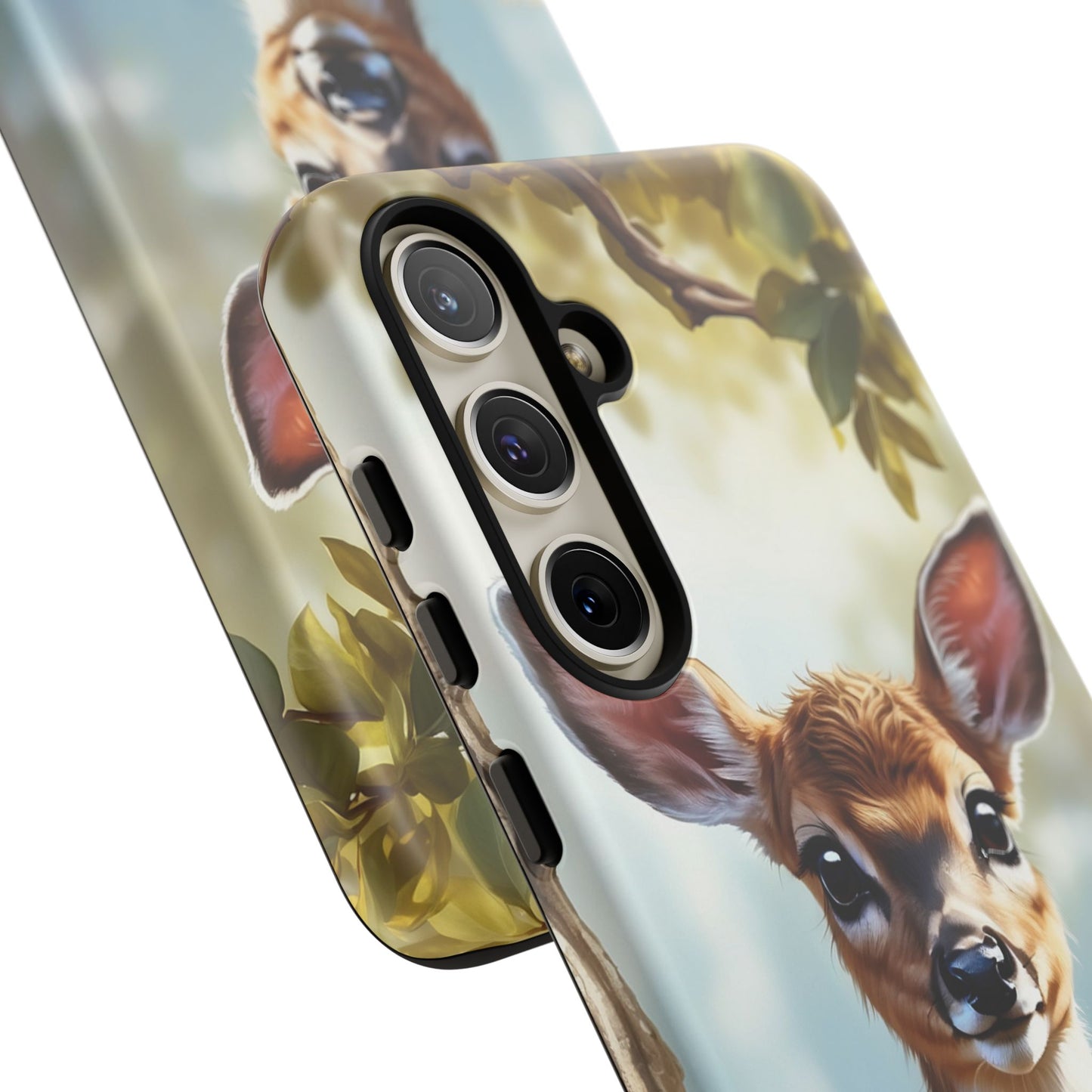 Whimsical Fawn in a Sunlit Forest Samsung Galaxy Case