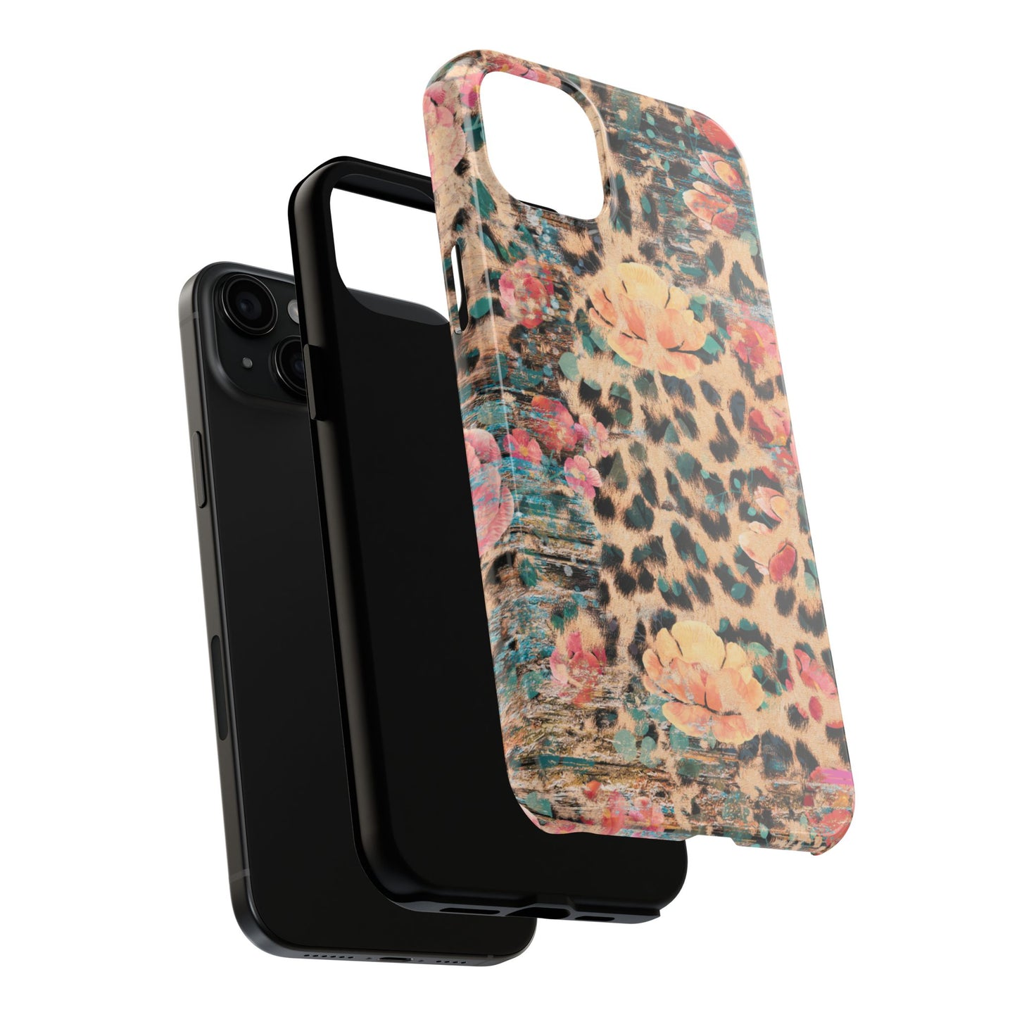 Rustic Floral Leopard - iPhone Series Case