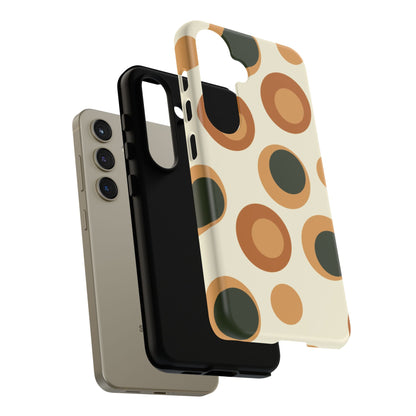 Retro Earthy Circles - Samsung Galaxy Case