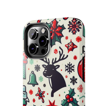 Cartoon Christmas Cheer – iPhone Case