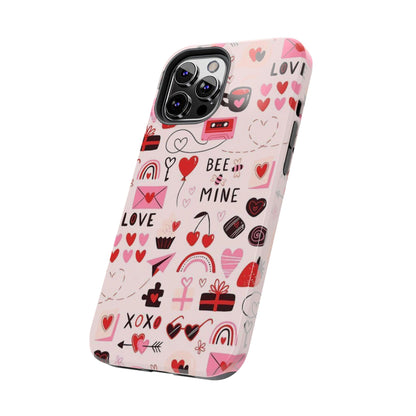 iPhone Case: Bee Mine Love Doodles