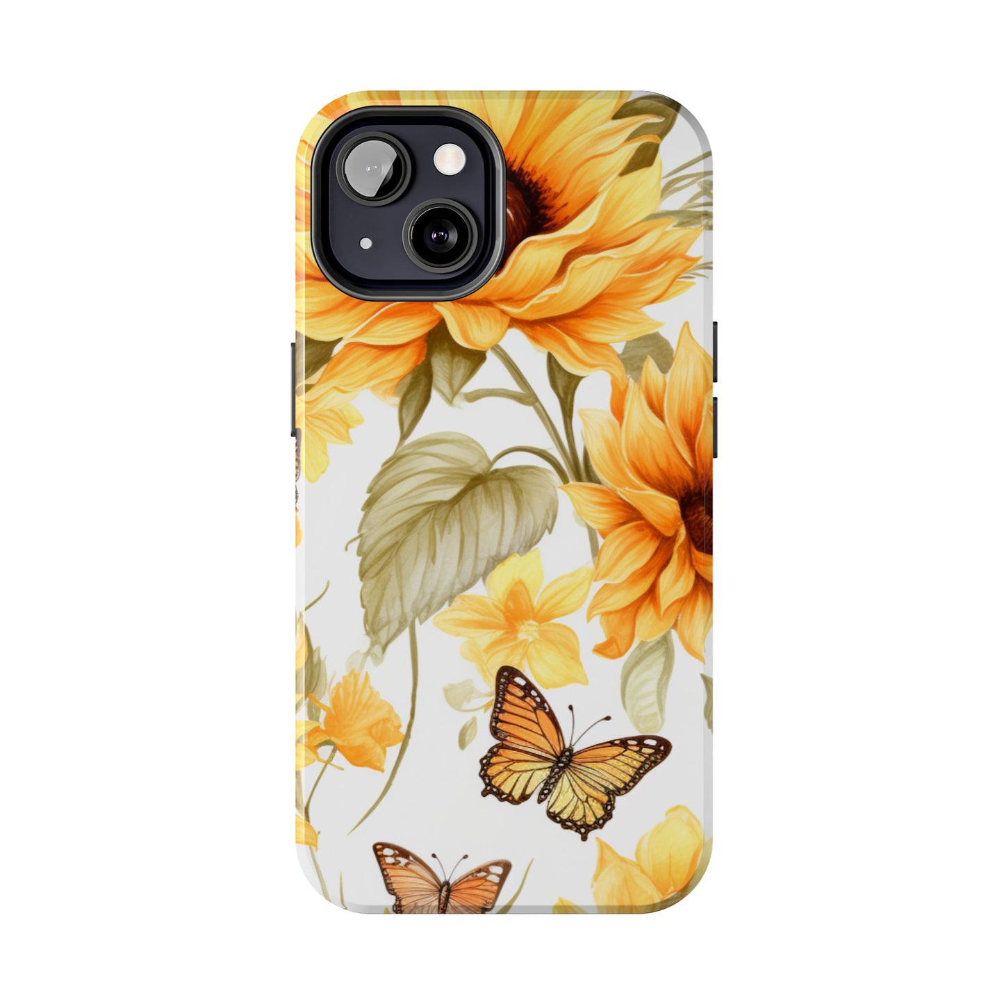 Sunflower & Butterfly Bliss - iPhone Series Case