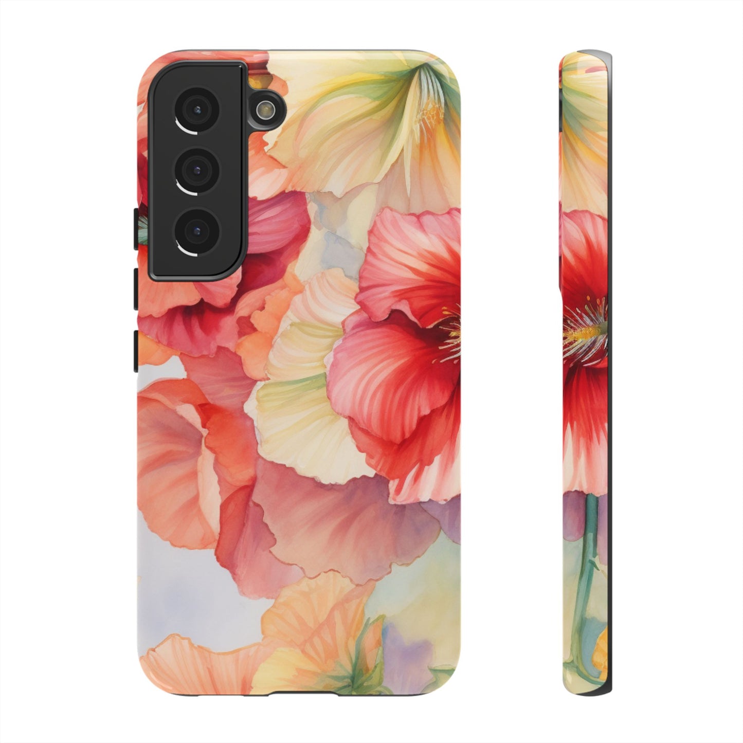 Gumamela Blush Pink Watercolor Floral – Samsung Galaxy Case