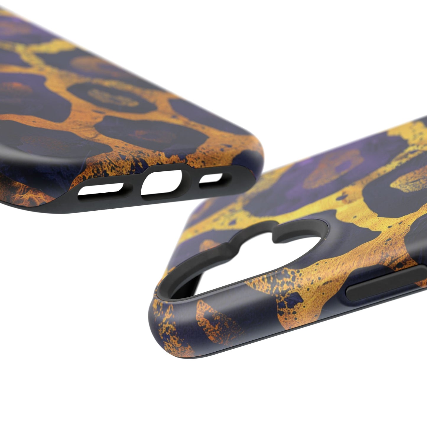 Regal Amethyst Leopard iPhone Case