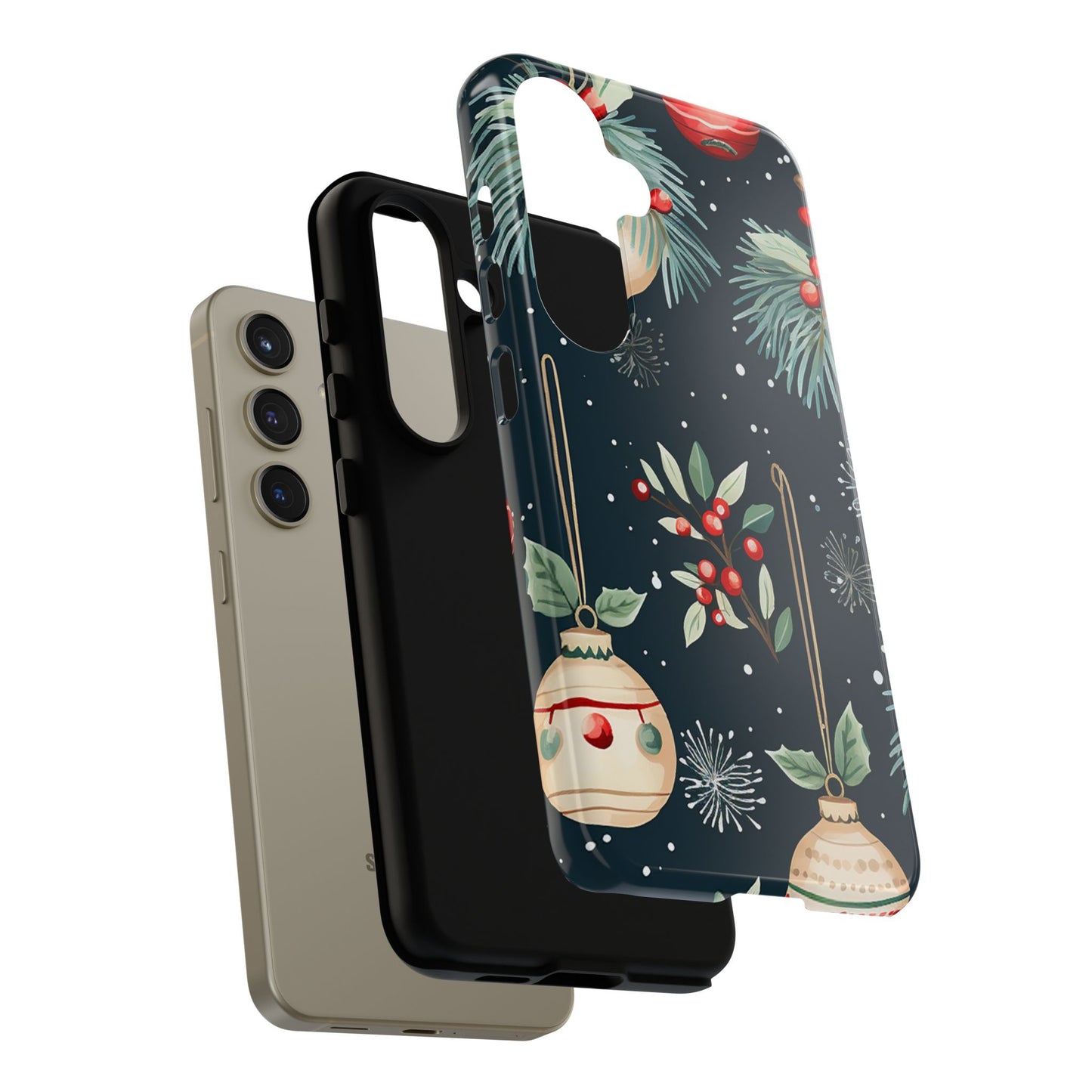 Elegant Christmas Ornaments and Pine - Samsung Galaxy Series Case