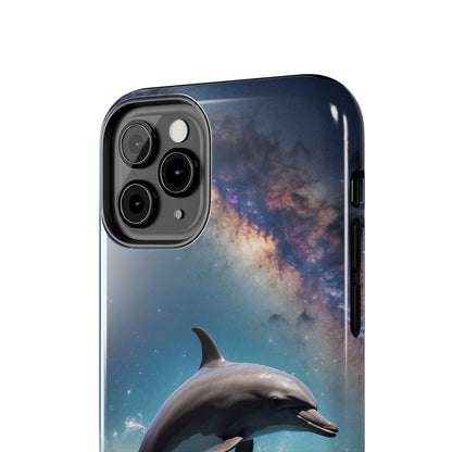 Dolphin Galaxy Splash - iPhone Case