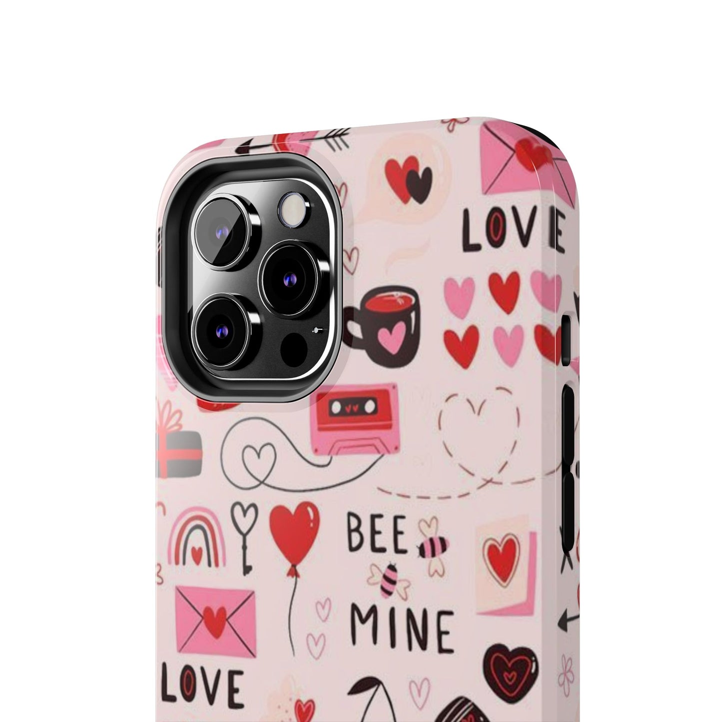 iPhone Case: Bee Mine Love Doodles