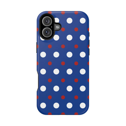 Patriotic Polka Dots – MagSafe iPhone Case