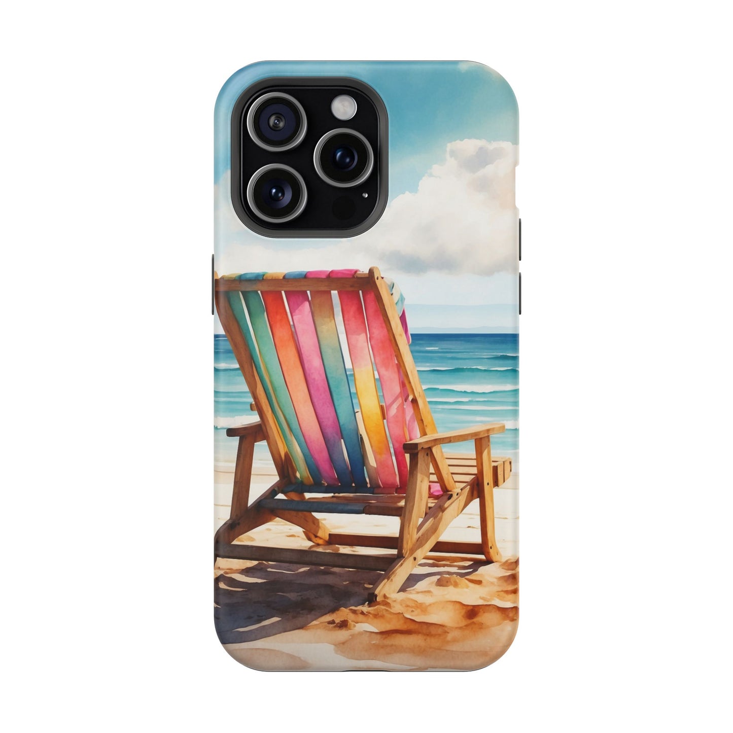 Vibrant Beach Escape MagSafe iPhone Case – Summer Vibes Design