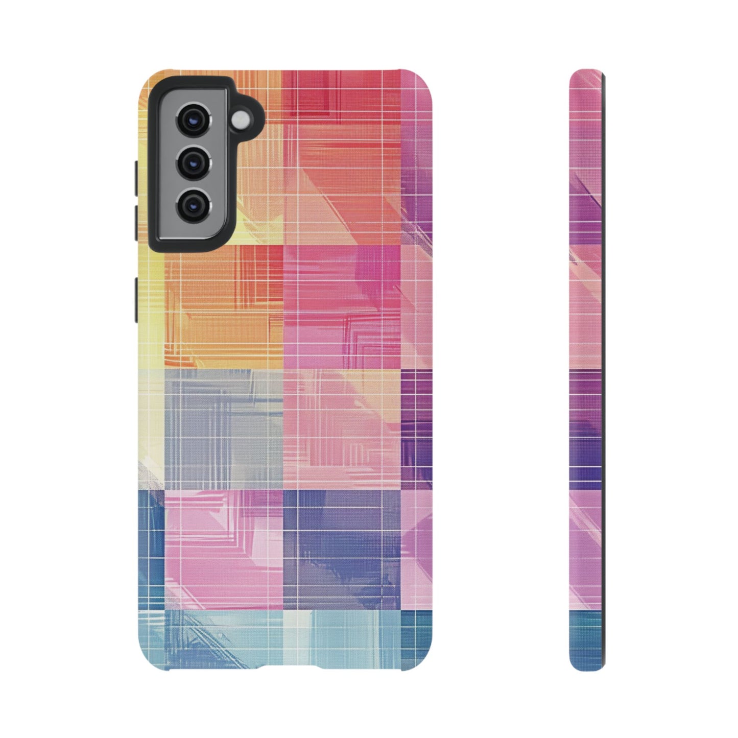 Pastel Panache Watercolor Plaid Case