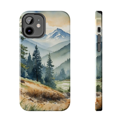 Tranquil Mountain Escape - iPhone Case