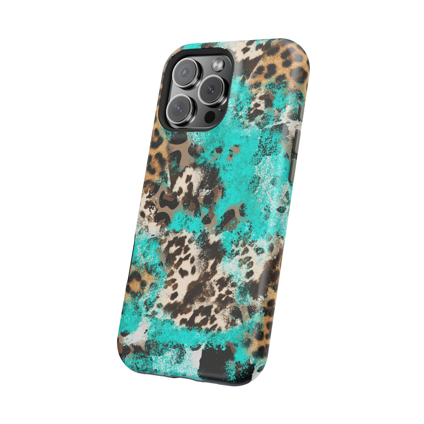 Aqua Splash Leopard - MagSafe iPhone Series Case