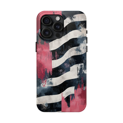 Blood Zebra iPhone Case – Bold Red & Black Pattern