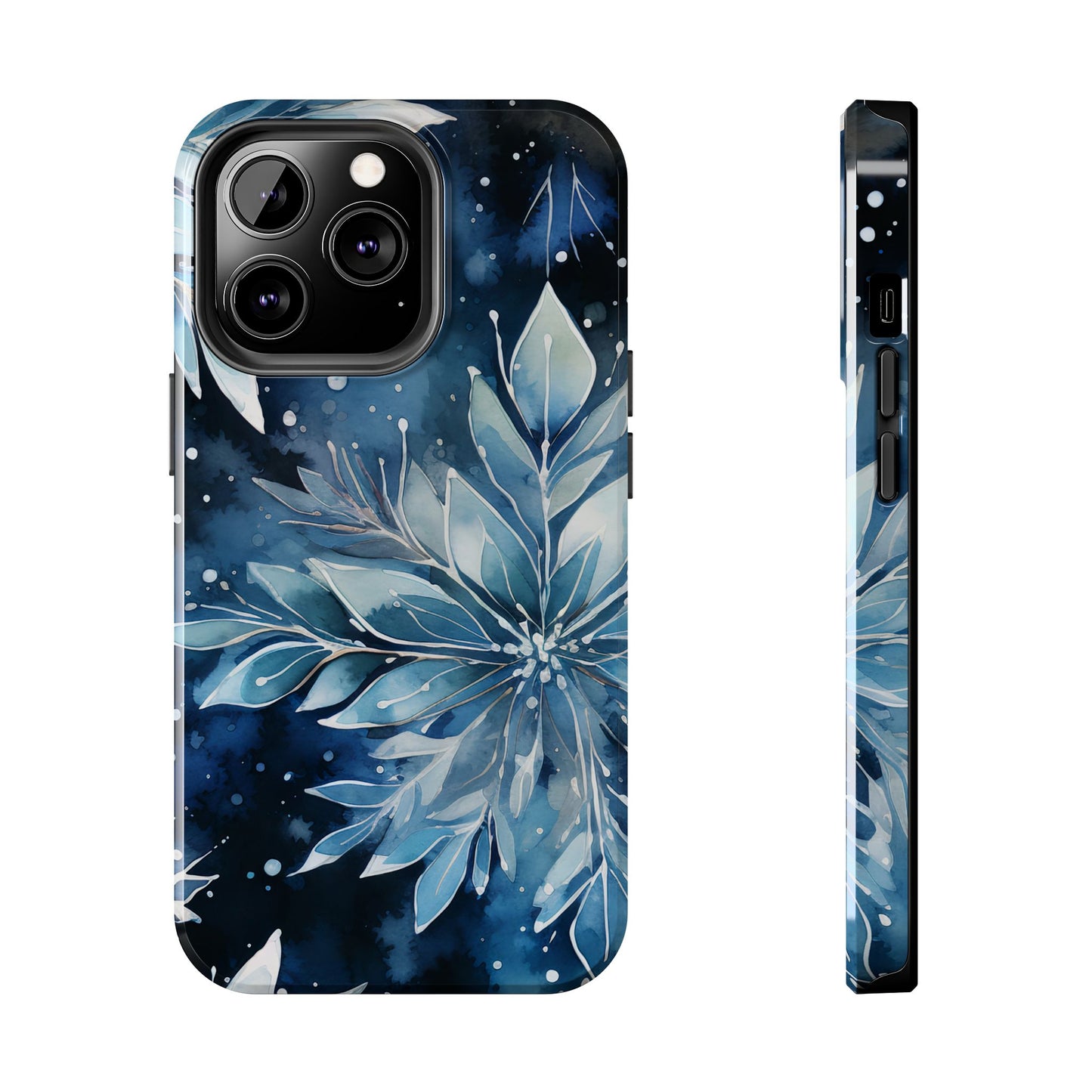 Winter’s Embrace – Blue Snowflake Samsung Galaxy Case