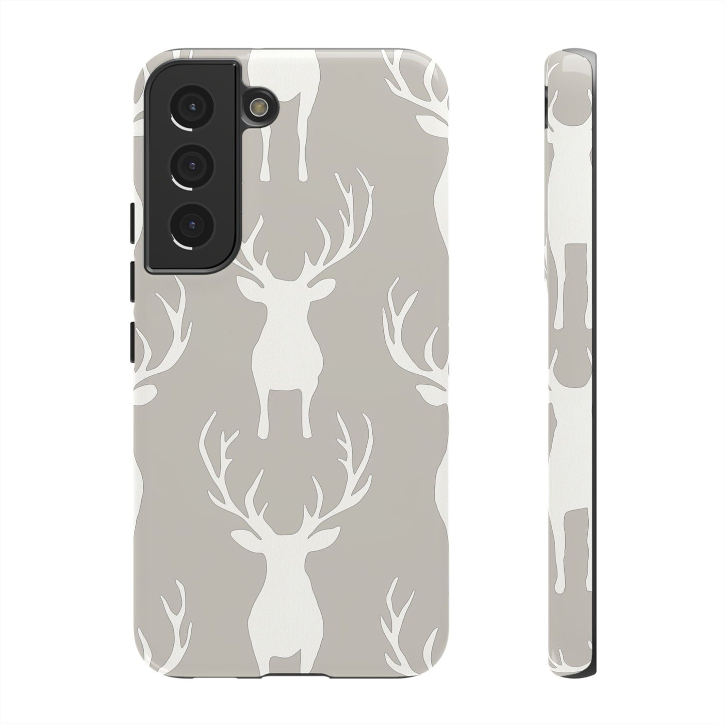 Minimalist Deer Silhouette Pattern – Samsung Galaxy Series Case