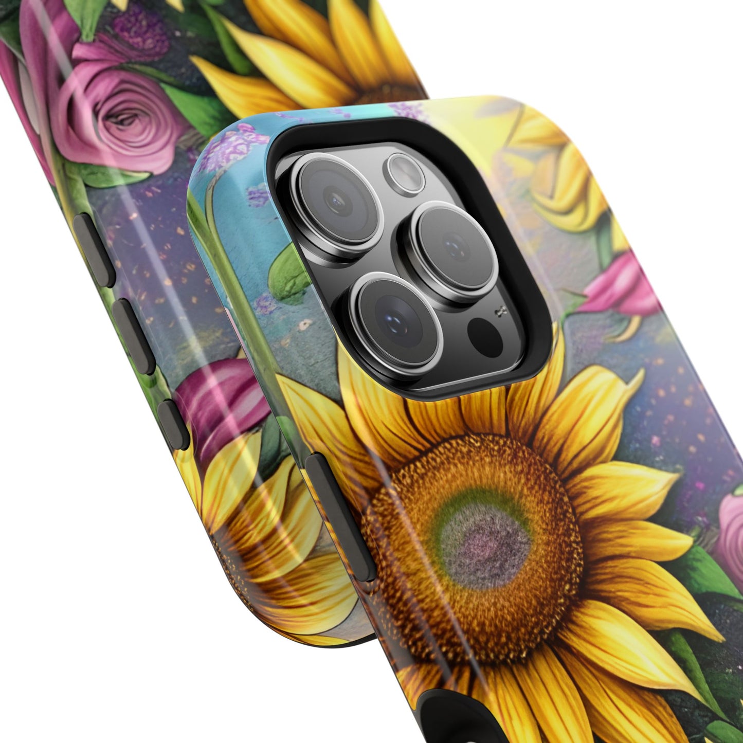 Whimsical Sunflower & Rose Garden - MagSafe iPhone Series Case