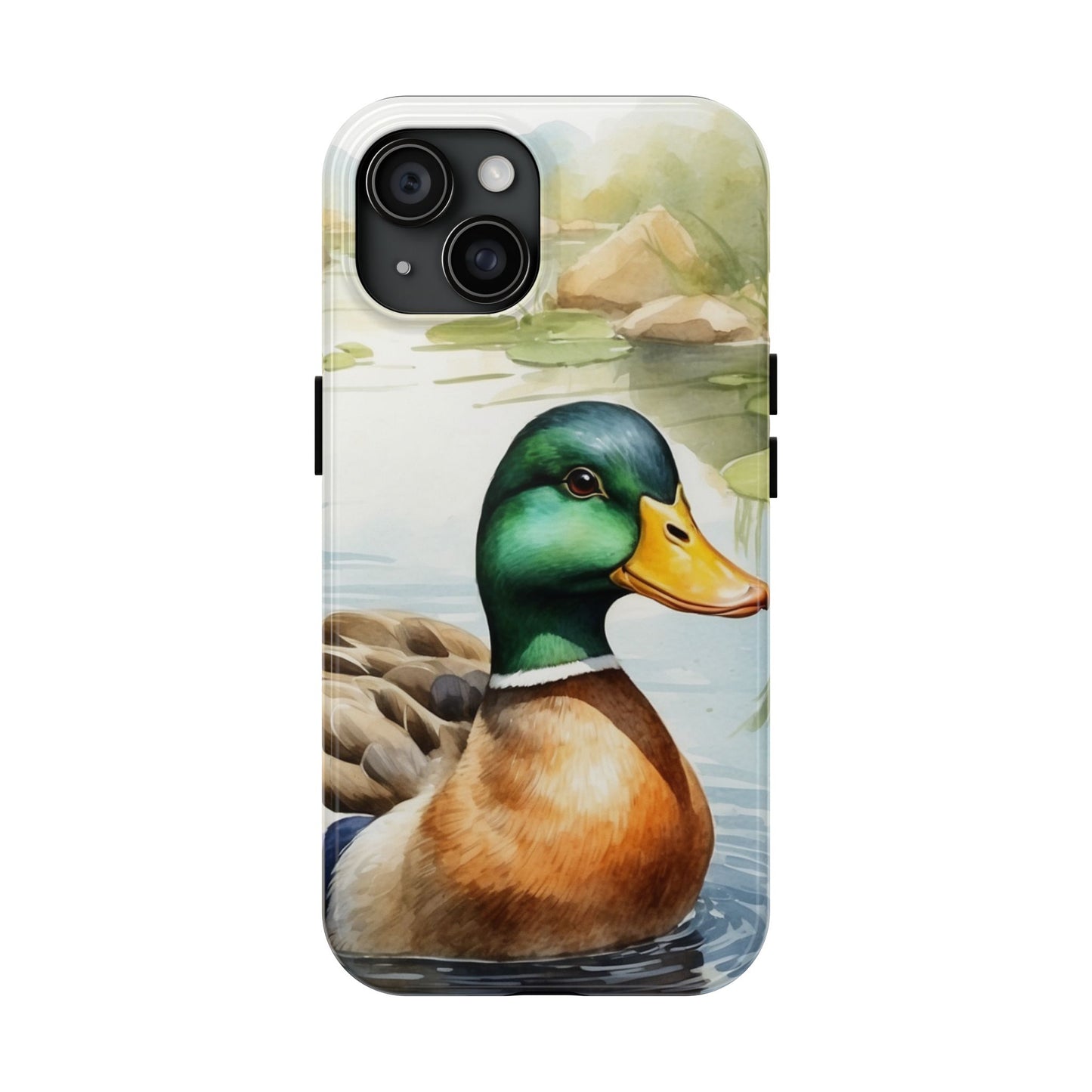 Serene Duck Reflection - iPhone Case