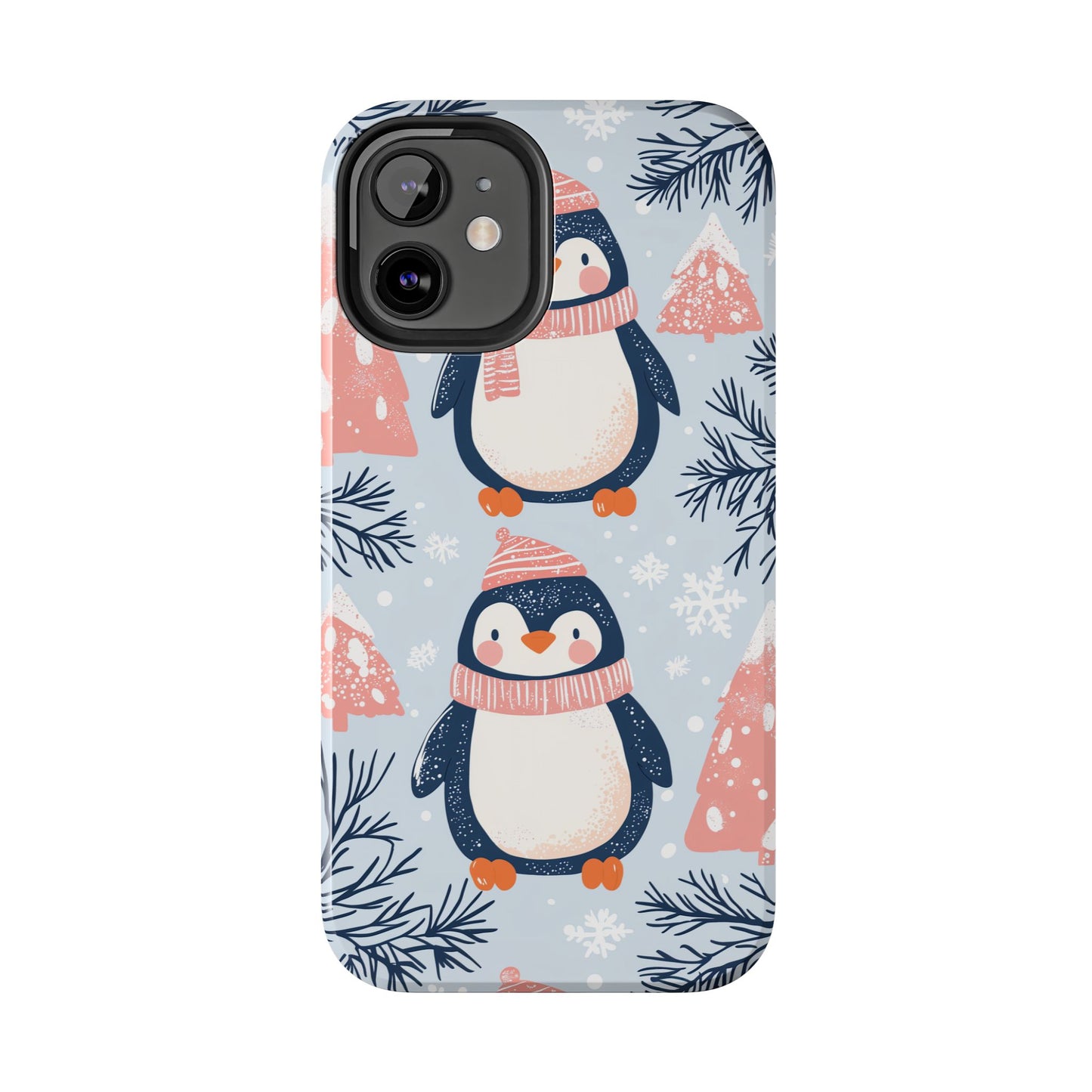 Penguin in Winter Wonderland iPhone Case