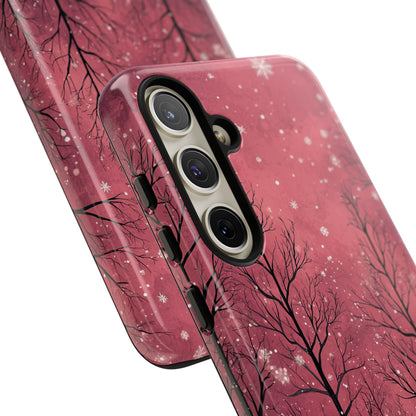 Pink Winter Twilight Forest - Samsung Galaxy Series Case