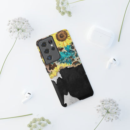 Rustic Sunflower Leopard Glam - Samsung Galaxy Series Case