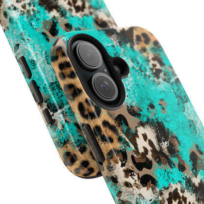 Aqua Splash Leopard - iPhone Series Case