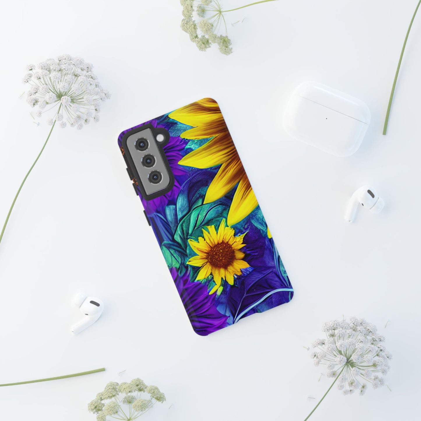 Purple & Gold Sunflower Dream - Samsung Galaxy Series Case