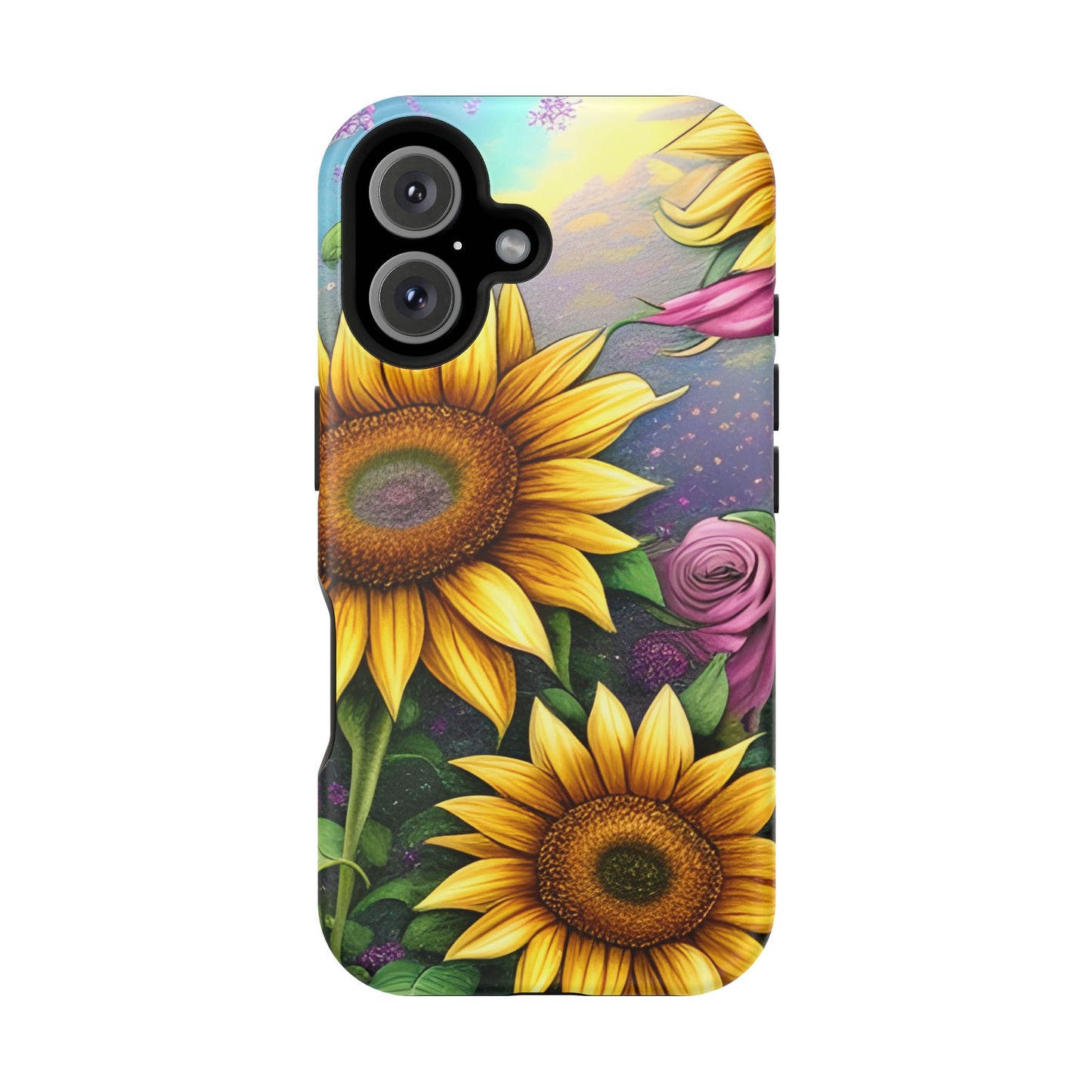 Whimsical Sunflower & Rose Garden - MagSafe iPhone Series Case