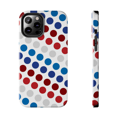 Patriotic Polka Dots - iPhone Case