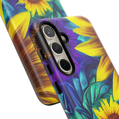 Purple & Gold Sunflower Dream - Samsung Galaxy Series Case