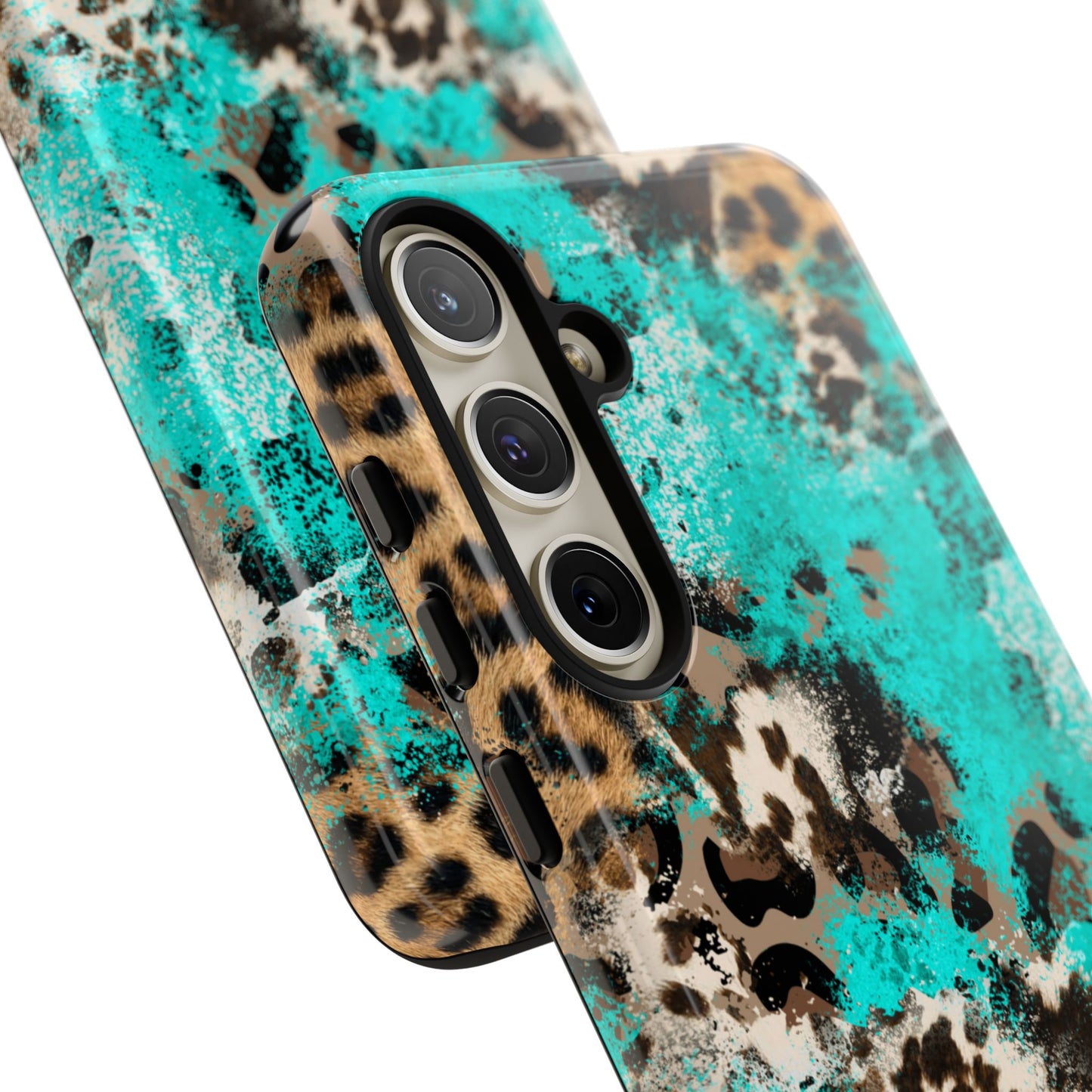 Aqua Splash Leopard - Samsung Galaxy Series Case