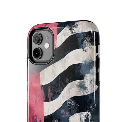 Blood Zebra iPhone Case – Bold Red & Black Pattern