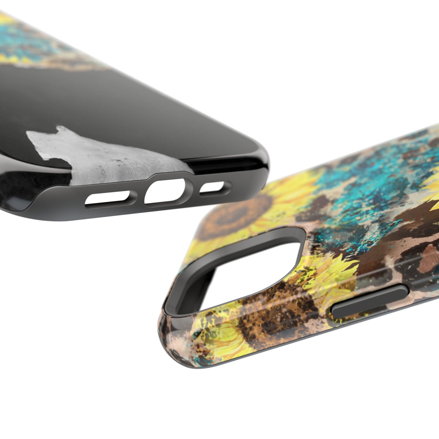 Rustic Sunflower Leopard Glam - MagSafe iPhone Series Case