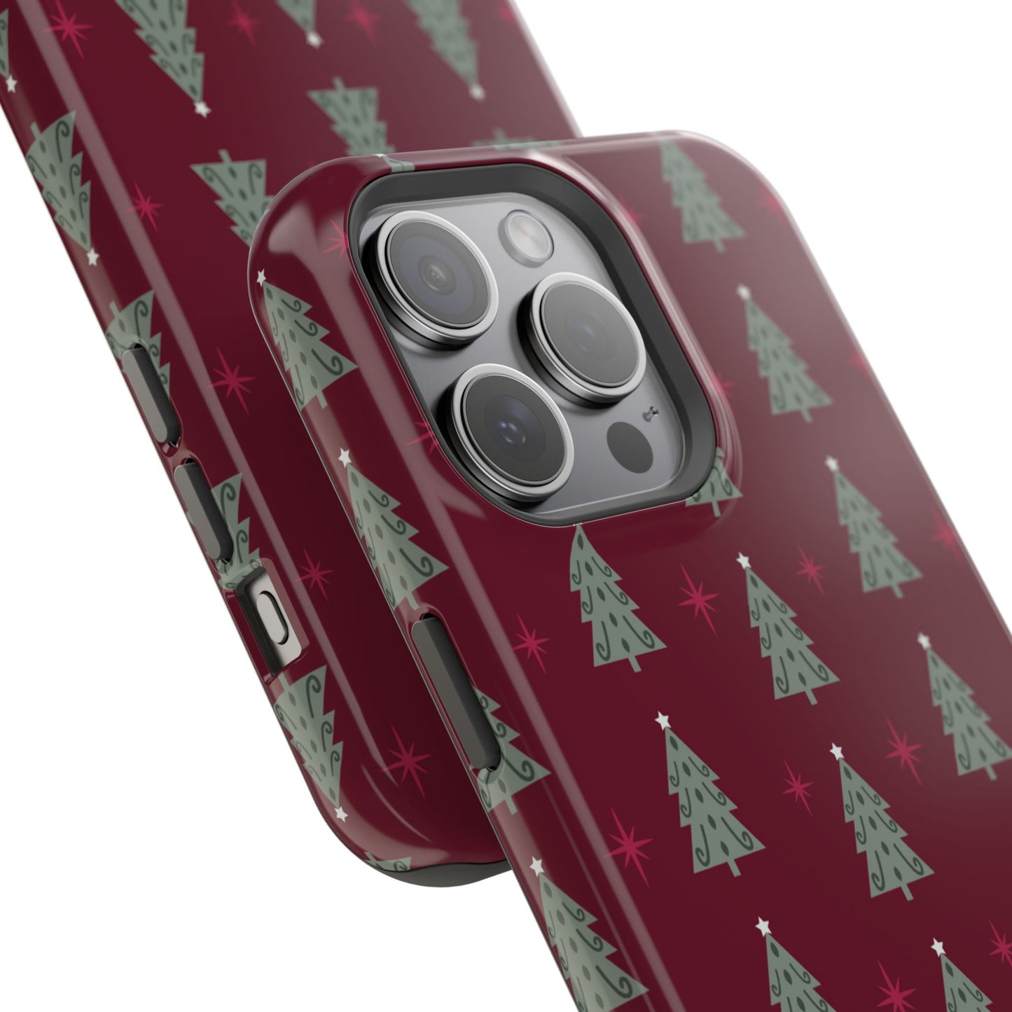 Retro Christmas Tree Pattern – MagSafe iPhone Series Case