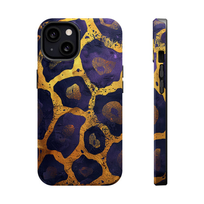 Regal Amethyst Leopard iPhone Case