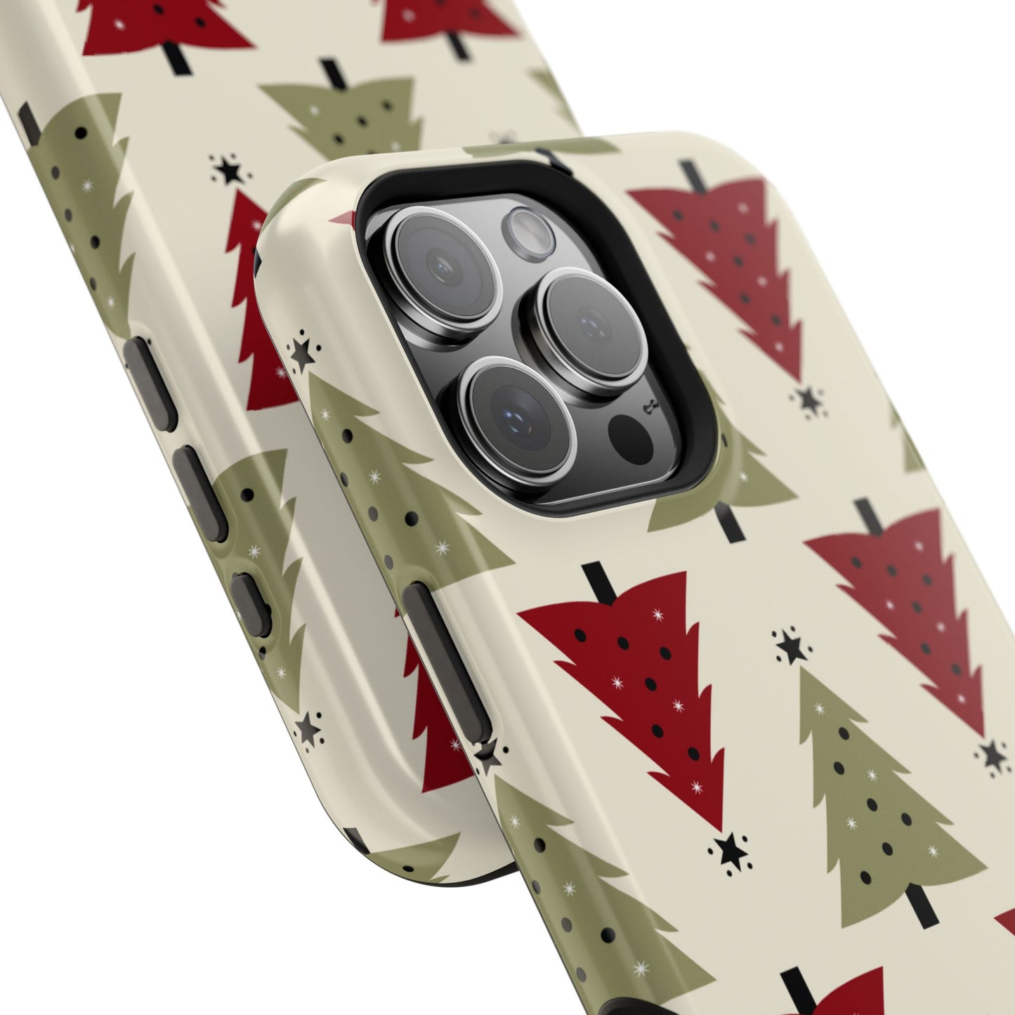 Retro Christmas Trees Pattern - MagSafe iPhone Series Case