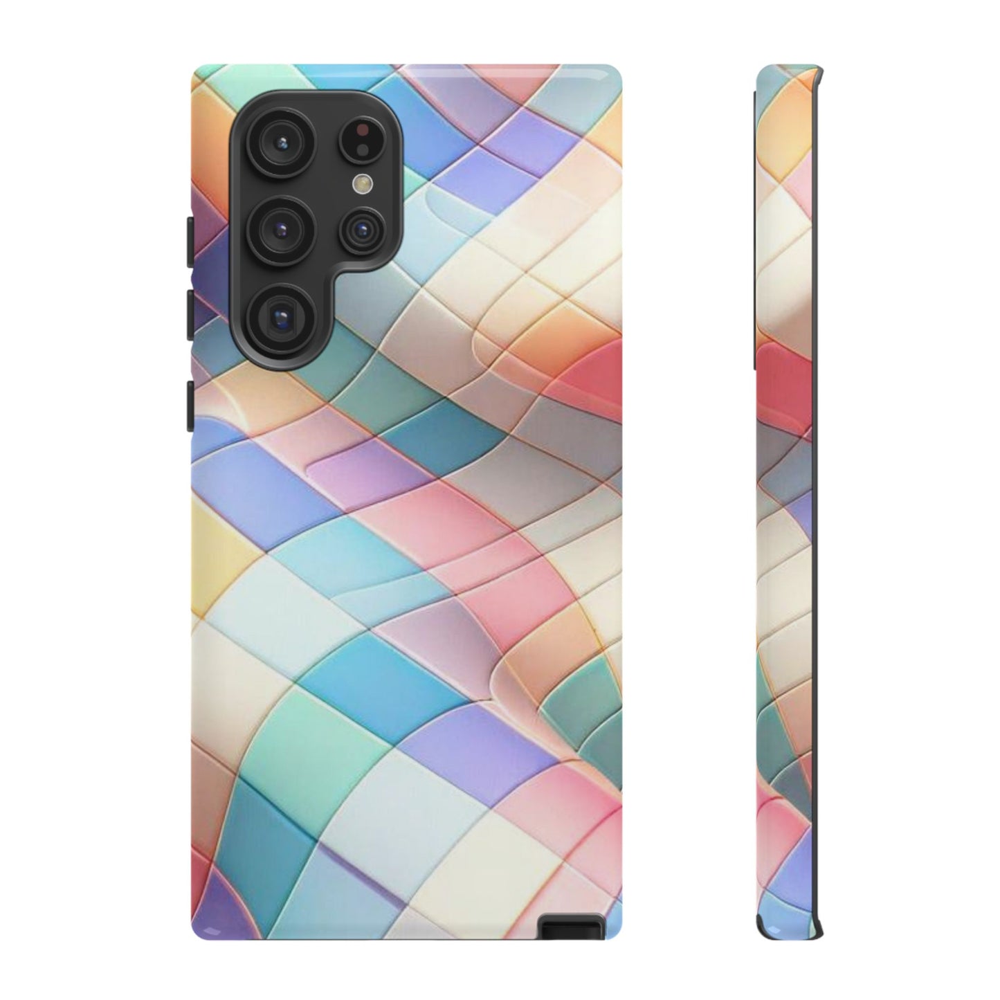 Pastel Prism Plaid iPhone Case