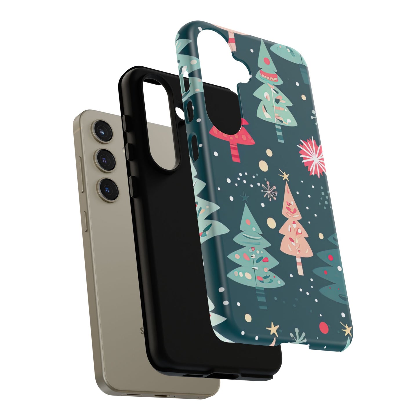 Whimsical Christmas Trees - Samsung Galaxy Series Case