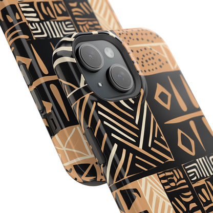 Tribal Geo-Pattern MagSafe Case – Bold Ethnic Design