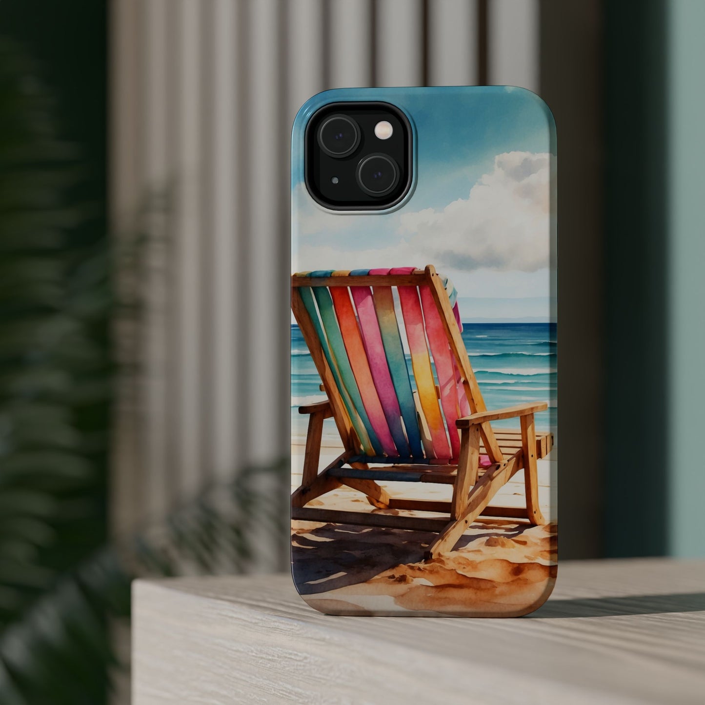 Vibrant Beach Escape MagSafe iPhone Case – Summer Vibes Design