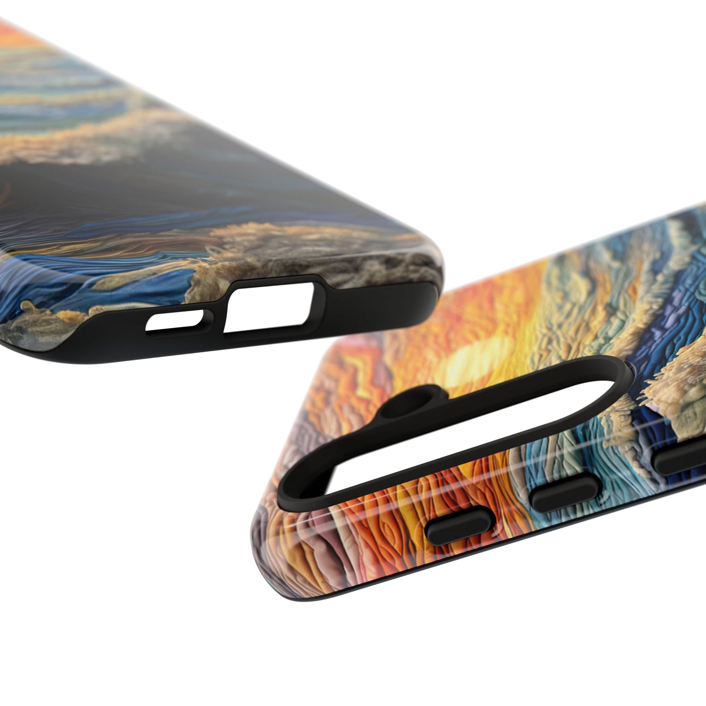 Textured Ocean Sunset Waves – Samsung Galaxy Series Case