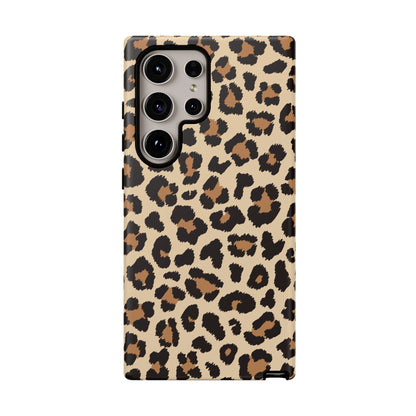 Wild Leopard Print Tough Samsung Galaxy Case – Bold Animal Pattern Design with Dual - Layer Protection - BOGO Cases