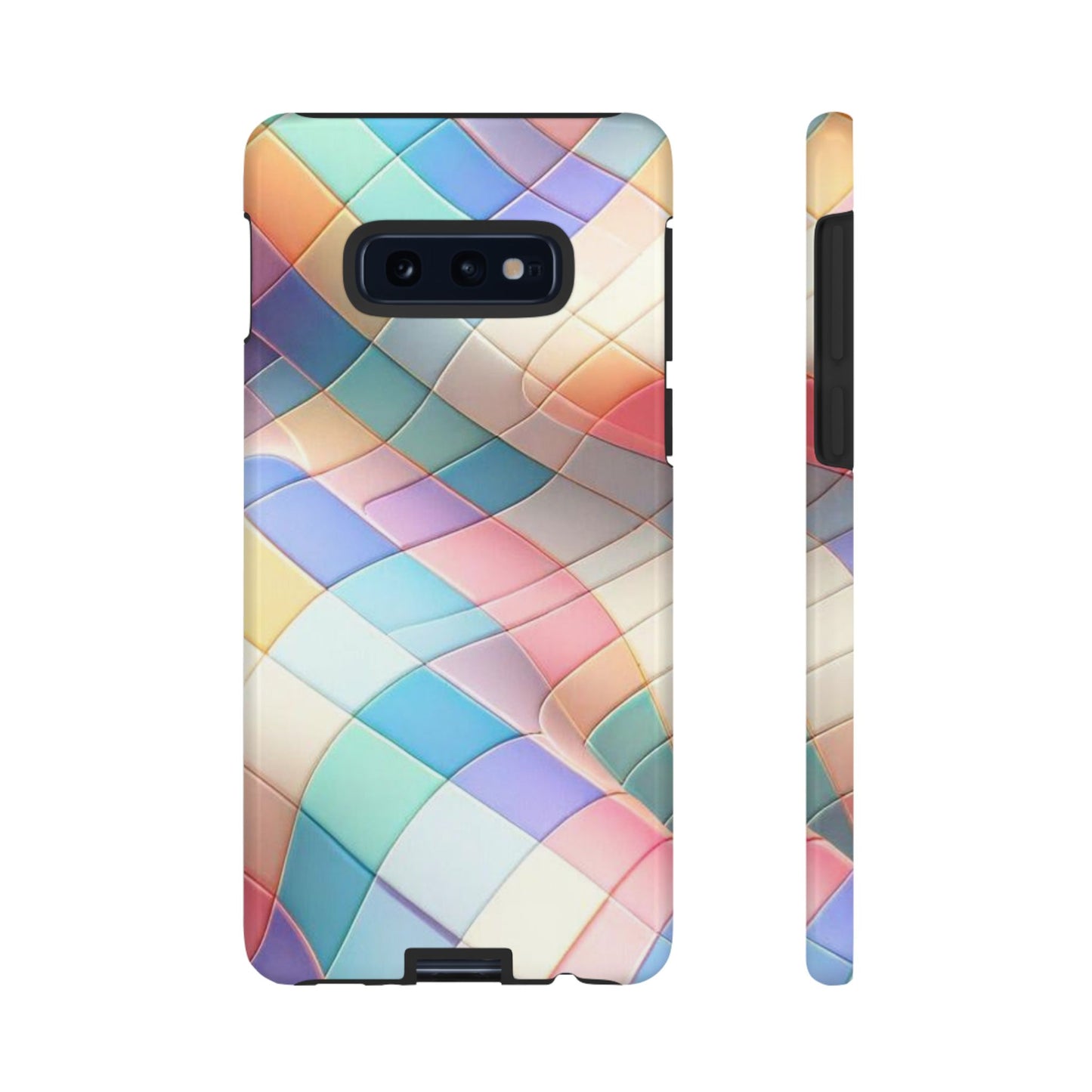 Pastel Prism Plaid iPhone Case