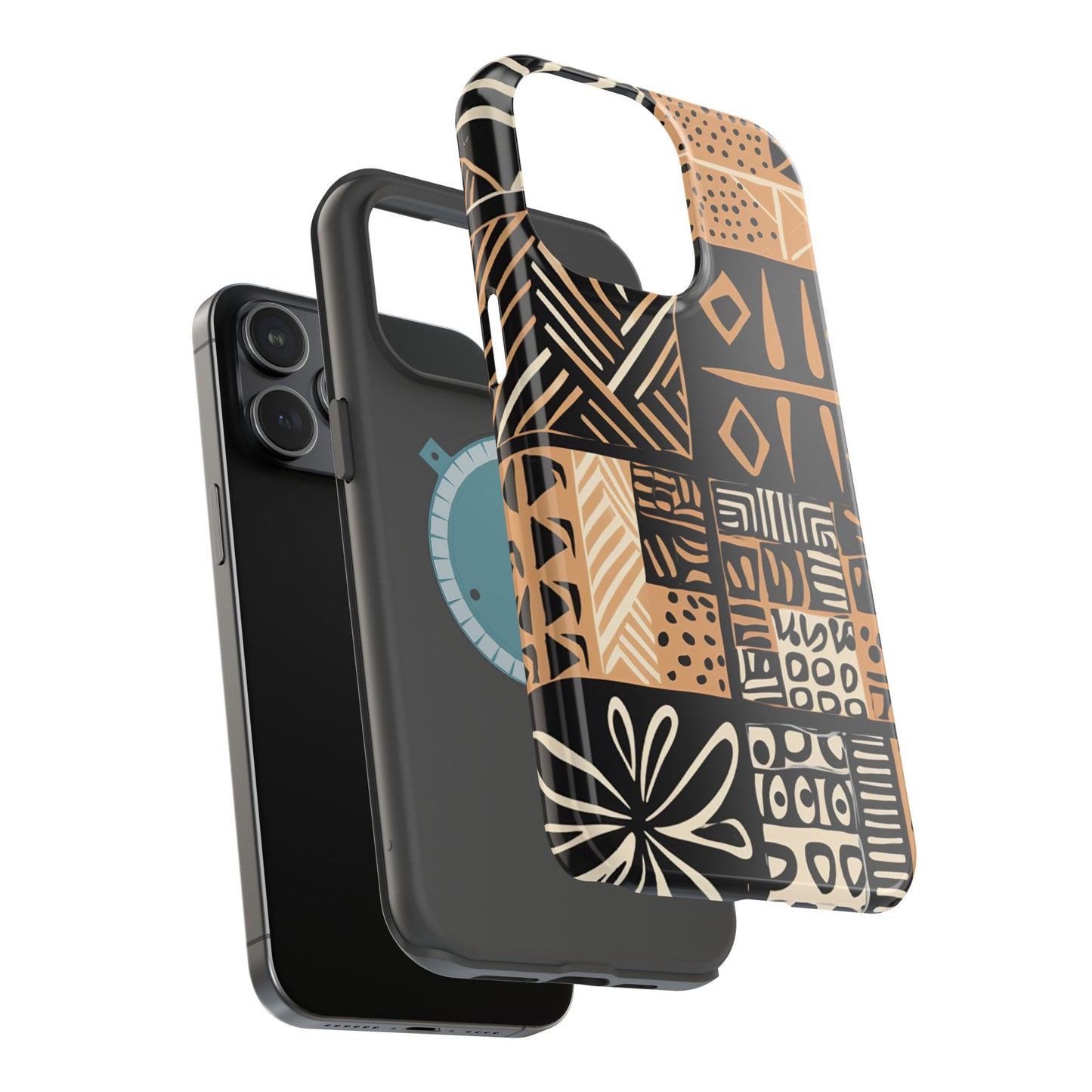 Tribal Geo-Pattern MagSafe Case – Bold Ethnic Design